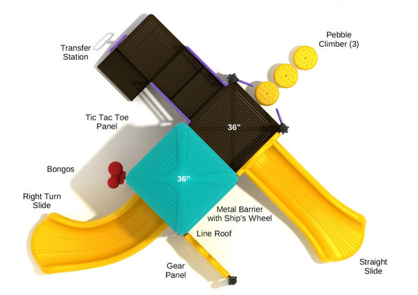 Sandy Beach Play System - INSTALLED