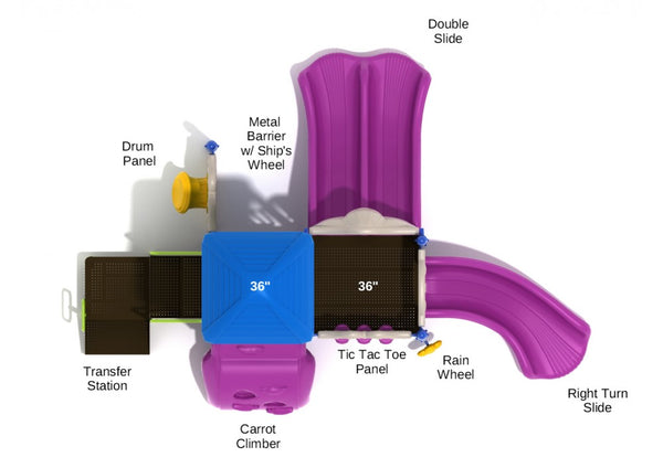 Town Square Commercial Play System - INSTALLED