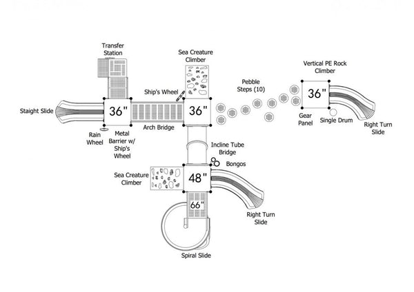 Artic Blast Commercial Steel Play System