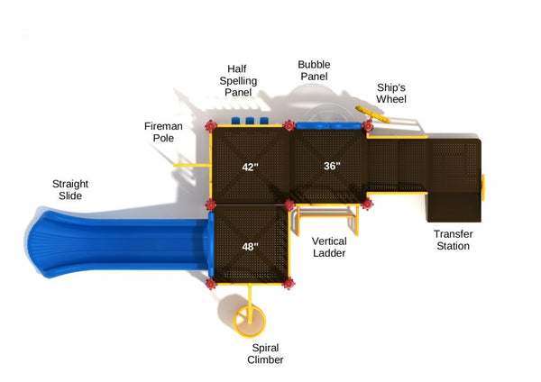 Pond Branch Commercial Play System - INSTALLED