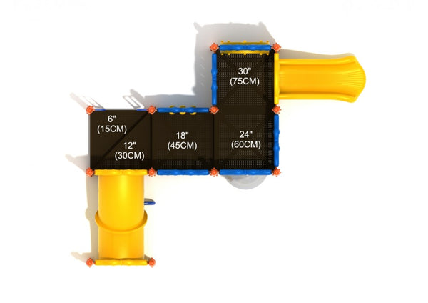 Panama Commercial Steel Play System -  Installed