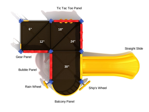 Primary Tikes Commerical Steel Play System