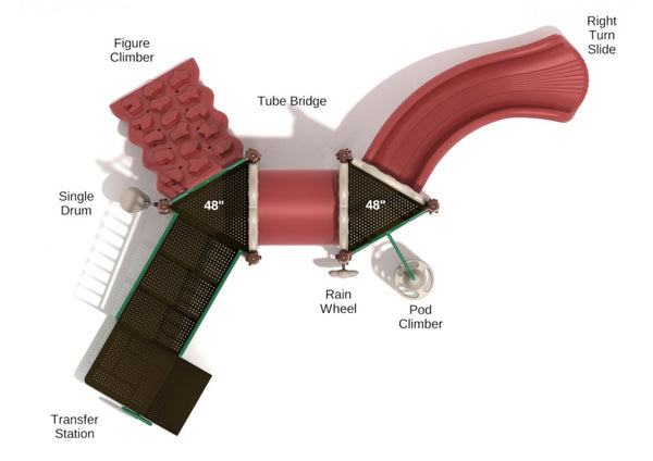 Redwood Play System - INSTALLED