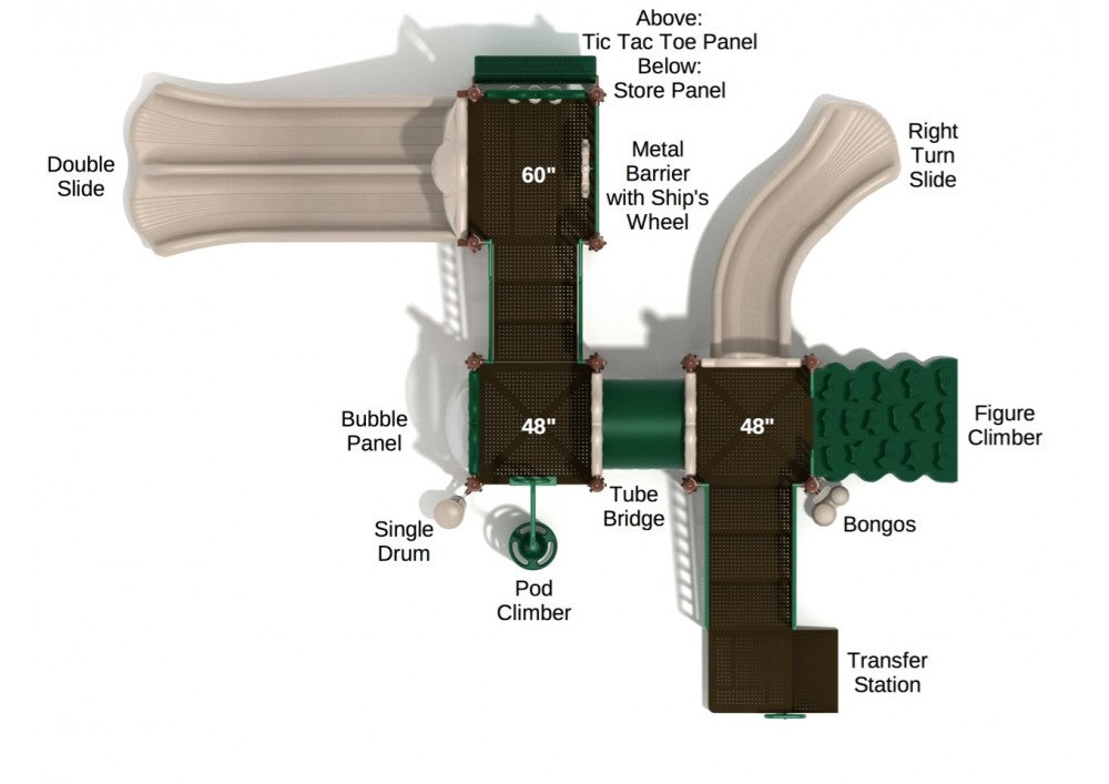 Roseanna Commercial Steel Play System