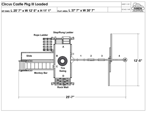 Circus Castle Pkg III Loaded (9D)