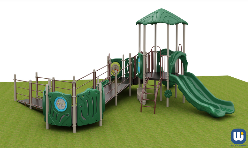 Everglade Commercial Steel Play System (WP) - INSTALLED
