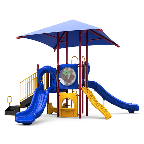 Shady Cove Commercial Steel Play System (WP) - INSTALLED