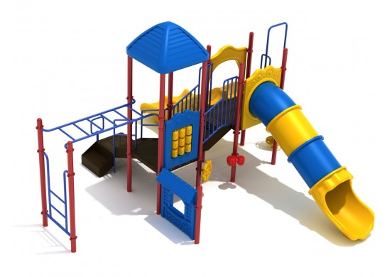 Split Decision Commercial Steel Play System - INSTALLED