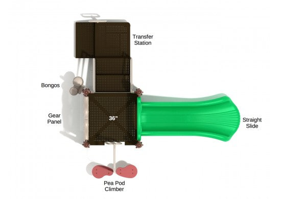 Sprockets Commerical Steel Play System - INSTALLED