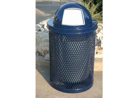 Trashcan with Dome lid -  Installed