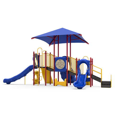 Shady Pines Commercial Steel Play System (WP) - INSTALLED